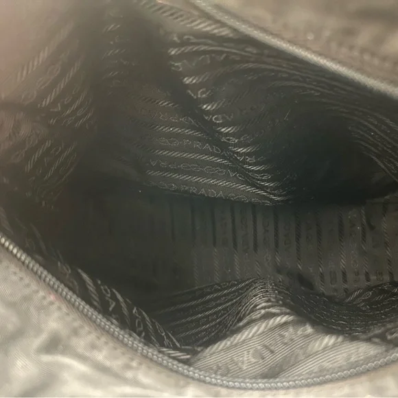 Prada Black Nylon Tote Bag with Logo Detail EUC - Picture 9 of 16